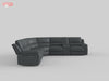 Falun (6)6-Piece Modular Power Reclining Sectional