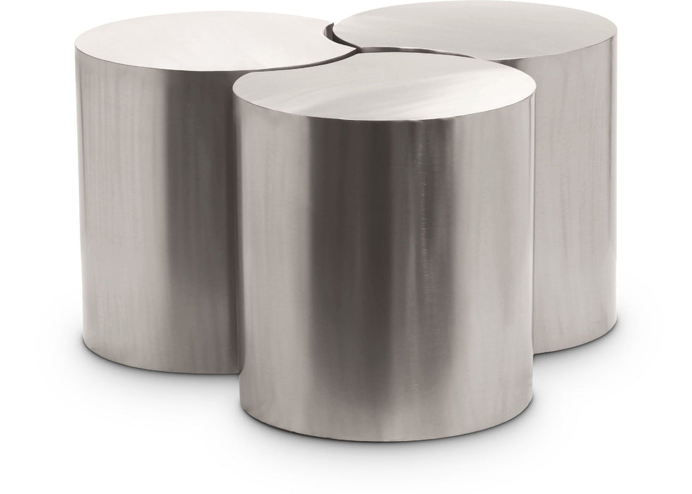 Dimple Iron Nesting 3pc. Modular Coffee Table