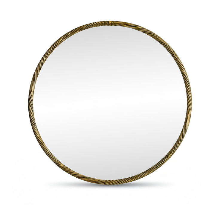 Avara 36" W X 36" H Iron Frame Mirror