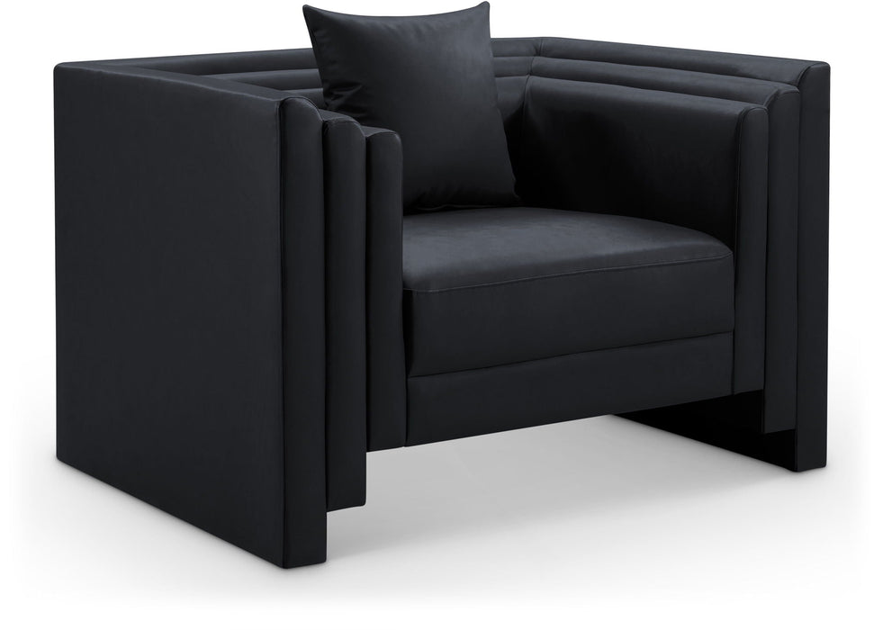 Everett Vegan Leather Upholstered Chair