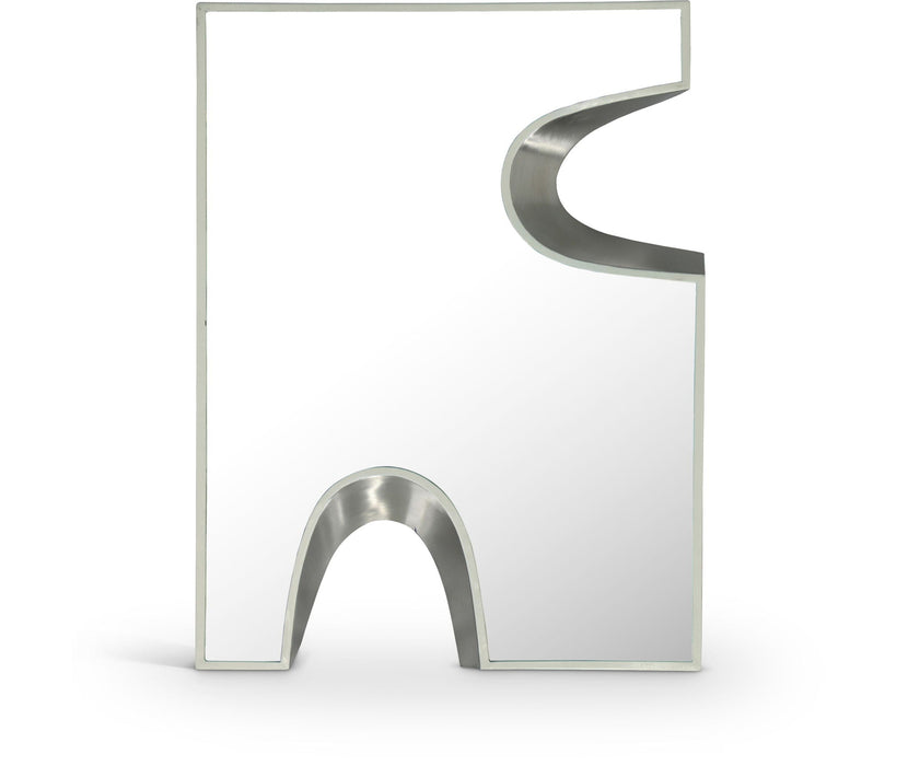 Soleil 28" W X 38" H Silver Accent Mirror