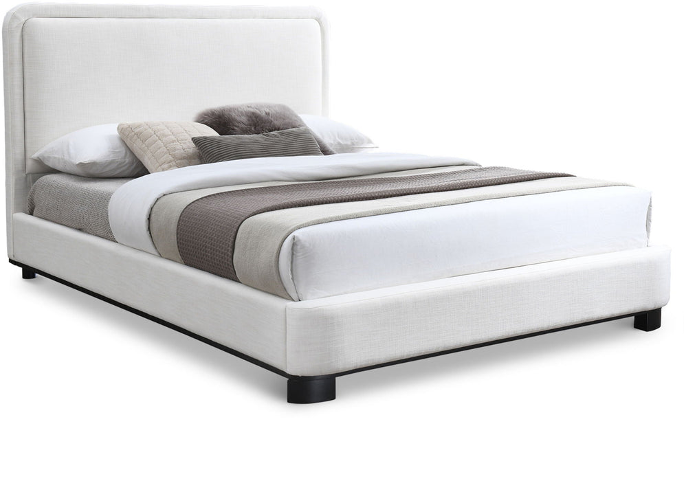 Nolita Linen Textured Fabric Upholstered Bed