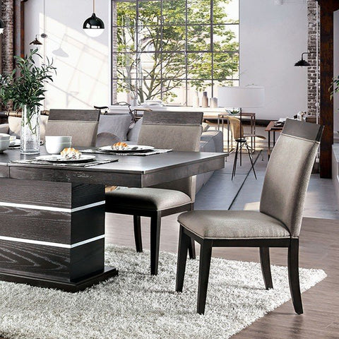 modoc Dining Table - Beige/Espresso