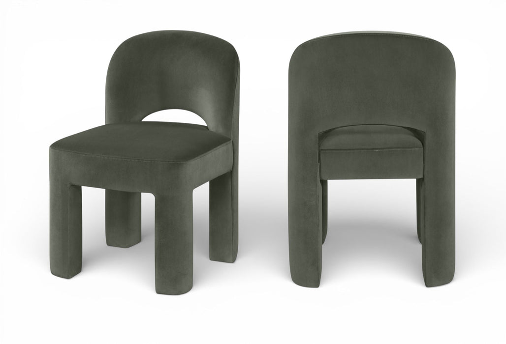 Celine Velvet Performance Fabric Upholstered Dining Chair