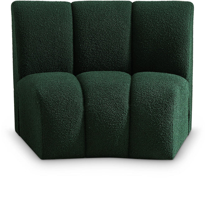 Infinity Boucle Fabric Upholstered Modular Chair