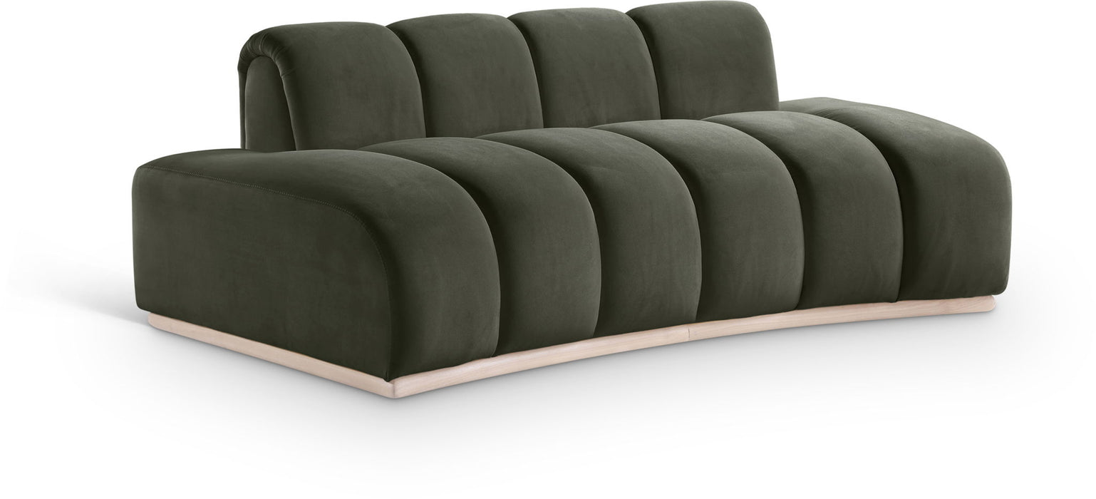 Jace 78.5" Velvet Upholstered Loveseat