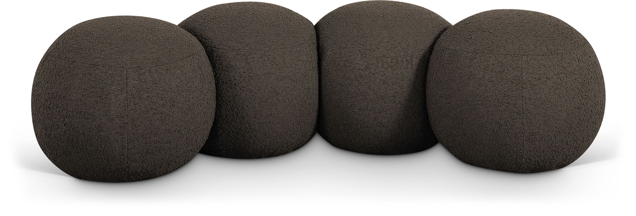 Apollo Boucle Fabric Upholstered Bench