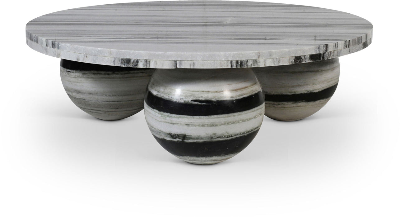 Spherical Genuine Marble Coffee Table