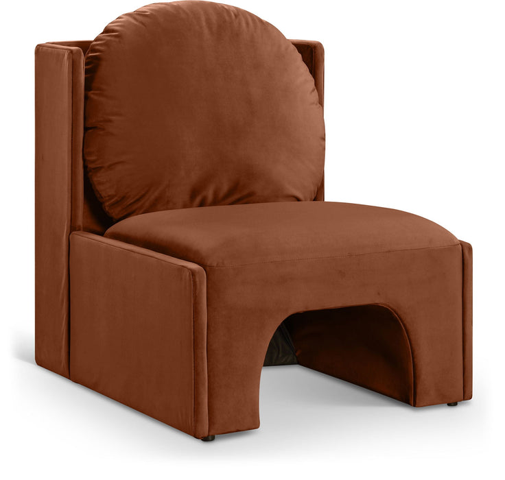 Sigma Velvet Upholstered Accent Chair