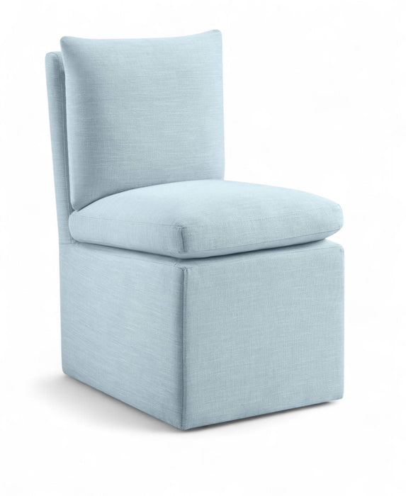 Nelori Linen Textured Performance Fabric Upholstered Dining Chair