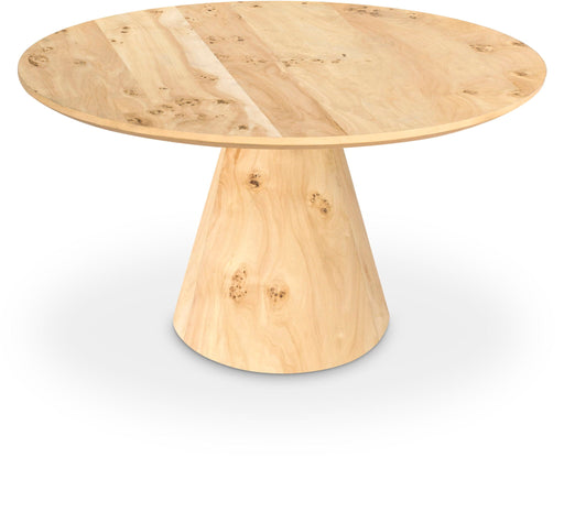Linette 52" Burl Wood Dining Table
