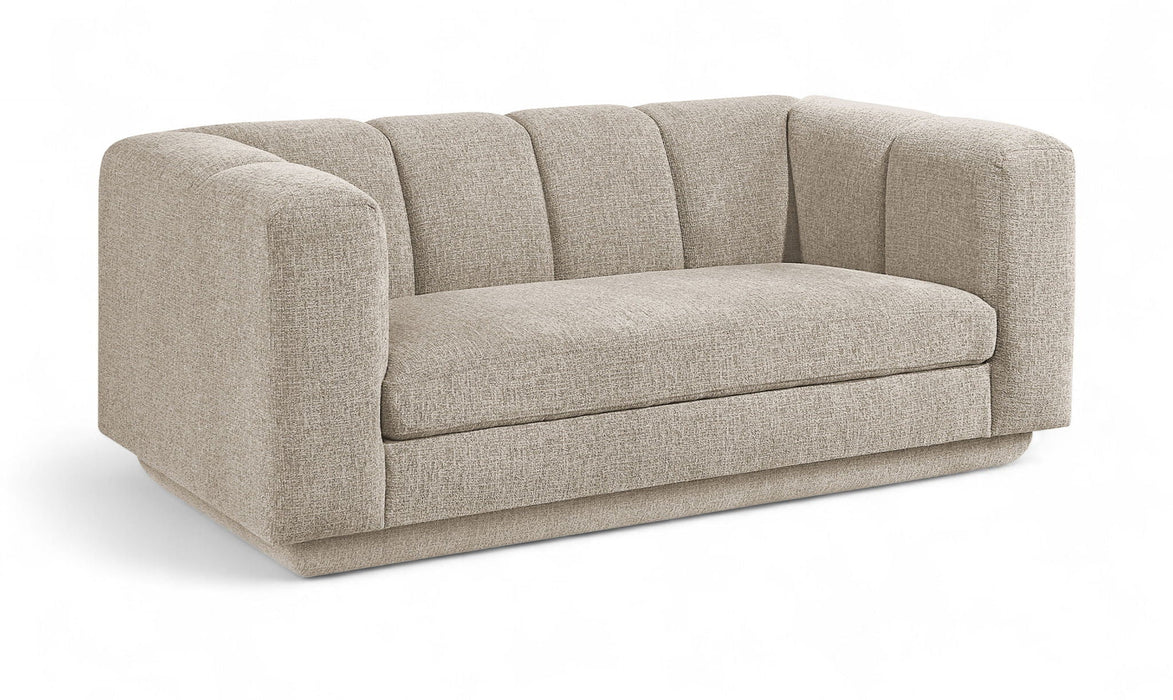 Modari 70.25" Fabric Upholstered Loveseat