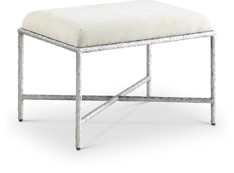 Valley Chenille Fabric Upholstered Bench