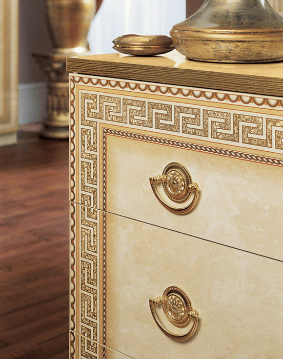 Aida Ivory Bedroom w/Gold, Camelgroup Italy