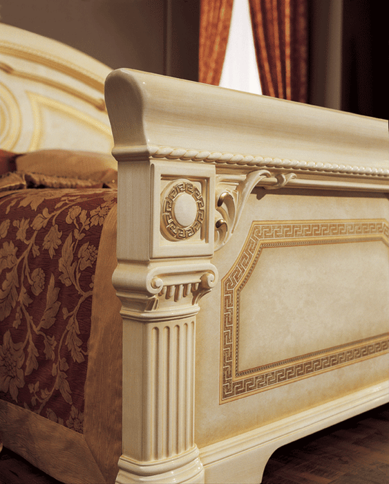Aida Ivory Bedroom w/Gold, Camelgroup Italy
