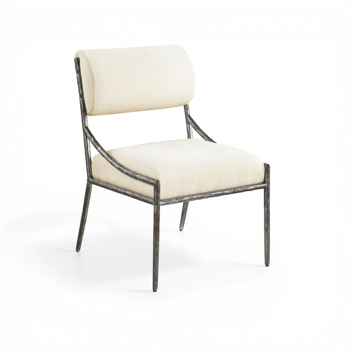 Bastille Chenille Fabric Upholstered Dining Side Chair
