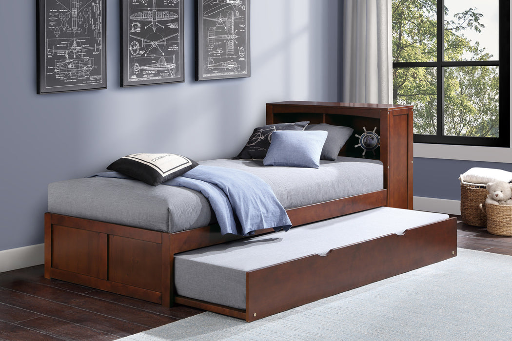 Rowe (3) Twin Bookcase Bed with Twin Trundle