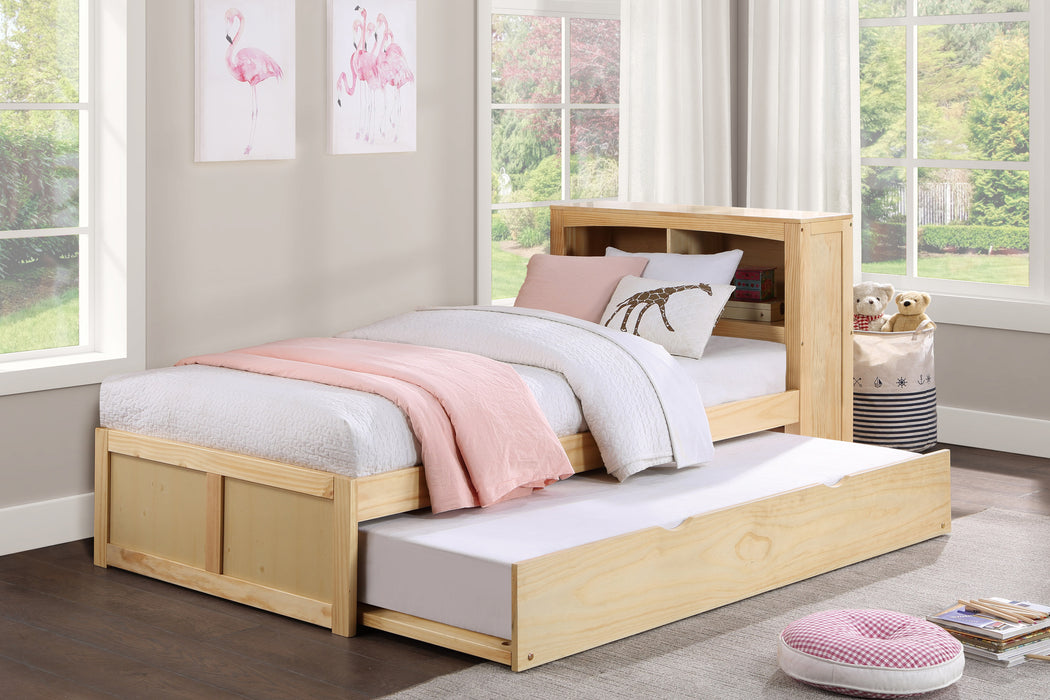 Bartly (3) Twin Bookcase Bed with Twin Trundle