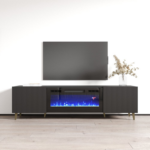 Pafos BL-EF Fireplace TV Stand