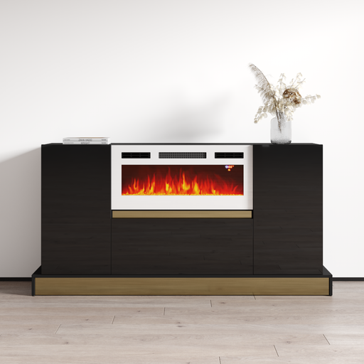 Mercado 01 WH-EF Fireplace Sideboard
