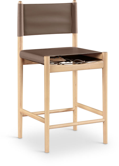 Rawlins Vegan Leather Upholstered Counter Stool