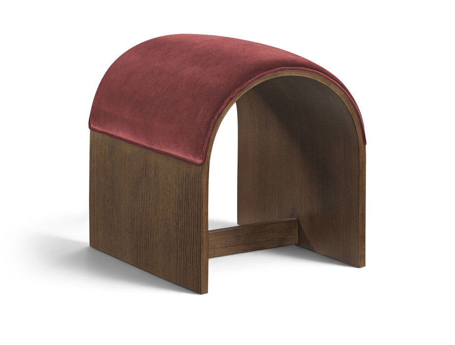 Sable Velvet Performance Fabric Upholstered Bench