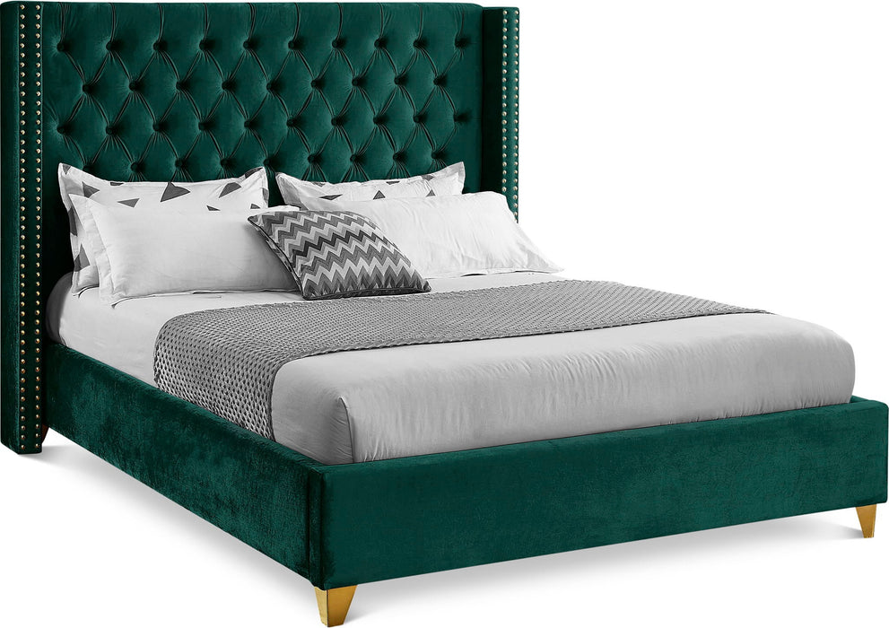 Barolo Velvet Upholstered Bed