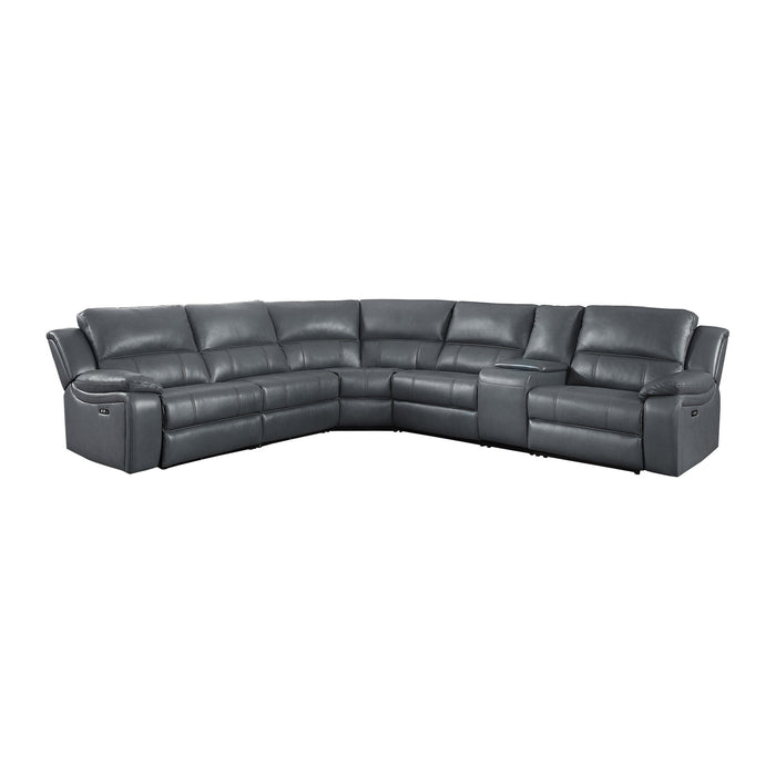 8260GY*6 6-Piece Modular Reclining Sectional