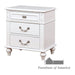 Belva Nightstand W/ Usb Outlet - White