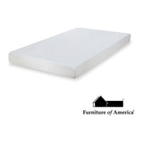 Artemisia 6" Xl Memory Foam Mattress - White