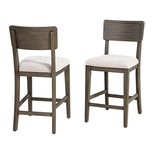 Vellara Counter Ht Chair (Set of 2) - Dark Walnut