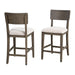 Vellara Counter Ht Chair (Set of 2) - Dark Walnut