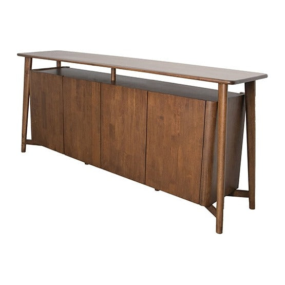 Hadsten 4-Door Sideboard - Rich Walnut