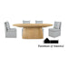 Tottenham 5 Pc Dining Table Set - Oak / 5 PC. Dining Table Set (FM3222AK-OT-5PC-00TP)