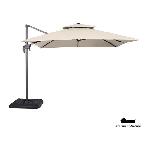 Hero **oversize** 10FT Square Umbrella W/ Double Top