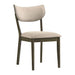 Huttwil Side Chair (Set of 2) - Dark Walnut/Beige