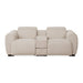 Thaddea Power Loveseat - White