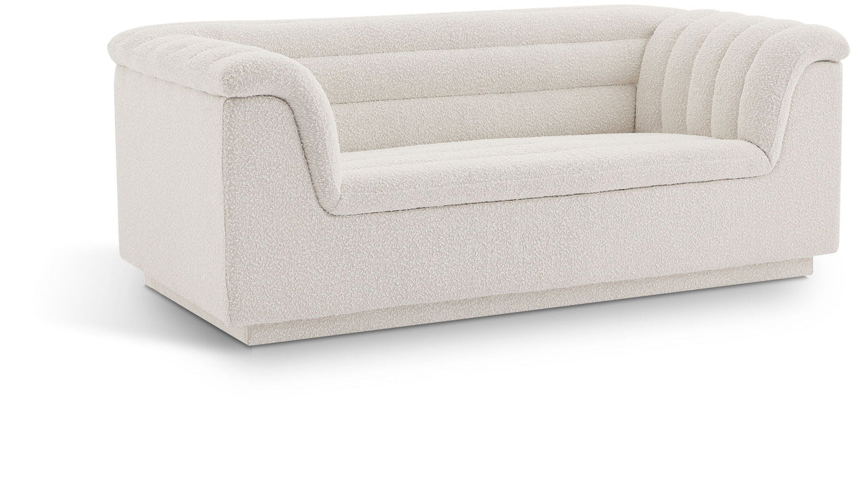 Cascade 72" Boucle Fabric Upholstered Loveseat