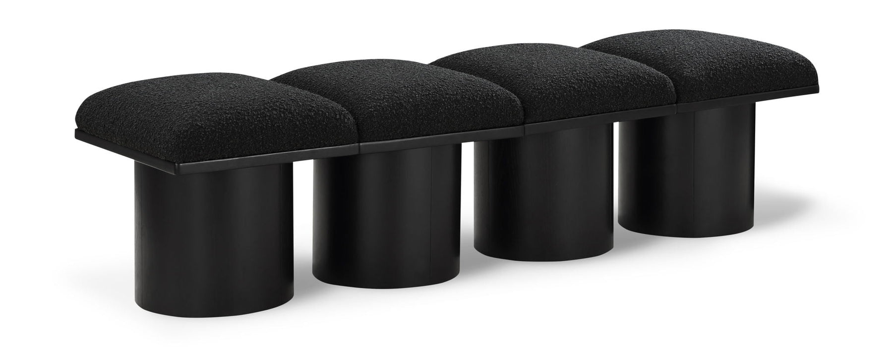 Pavilion Boucle Fabric Upholstered 4pc. Modular Bench