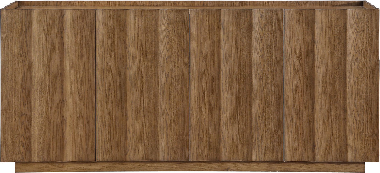 Aparador / bufé de madera maciza con enchapado de roble Swoon