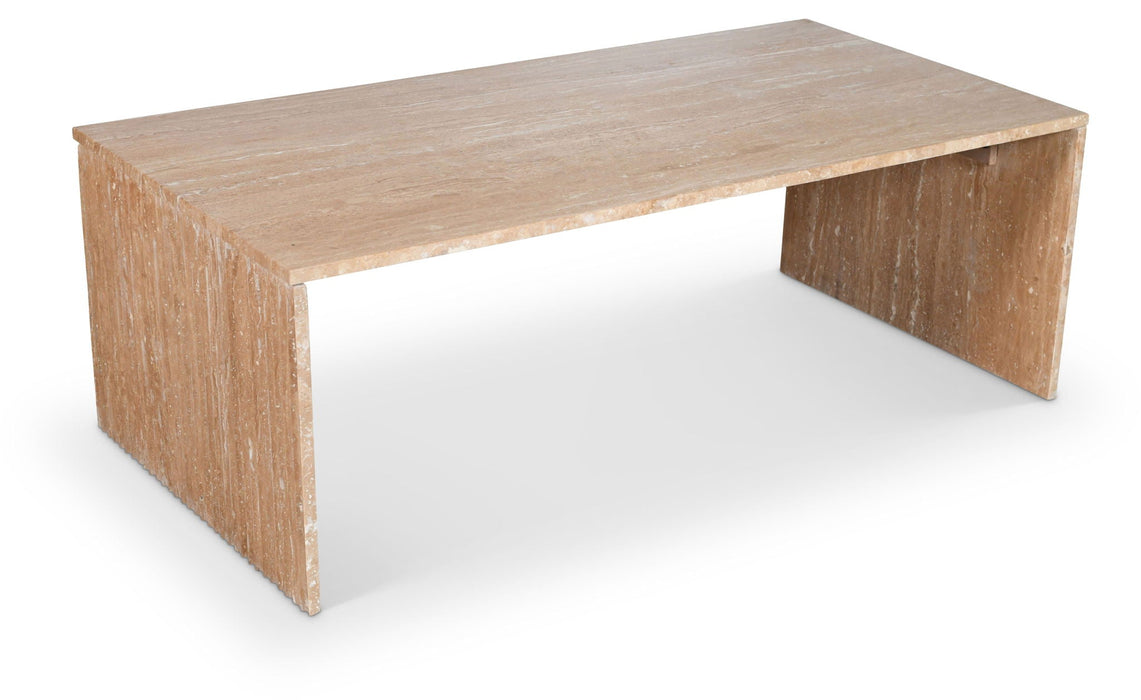 Pienza Travertine Coffee Table