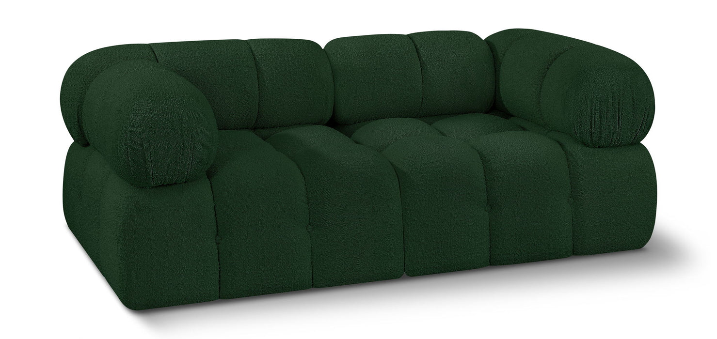 Ames 68" Boucle Fabric Upholstered 2pc. Modular Loveseat