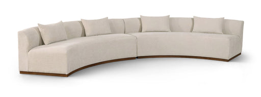 Avanti 182.5" Chenille Fabric Upholstered 2pc. Modular Sectional