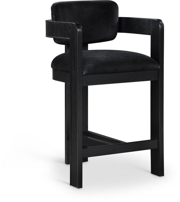 Sacha Velvet Upholstered Counter Stool