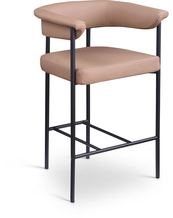 Malin Vegan Leather Upholstered Counter Stool