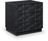 Weave 24" Oak Veneer Nightstand