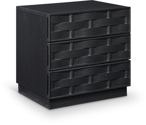 Weave 24" Oak Veneer Nightstand
