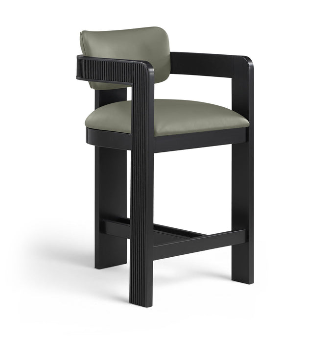 Sacha Vegan Leather Upholstered Counter Stool