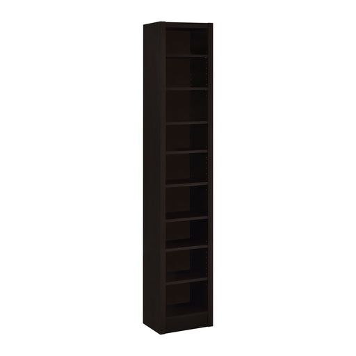 Eliam 71-inch 8-shelf Bookcase Cappuccino - Brown