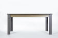 Carlino Expandable Dining Table - Prada Grey / Carrara Marble